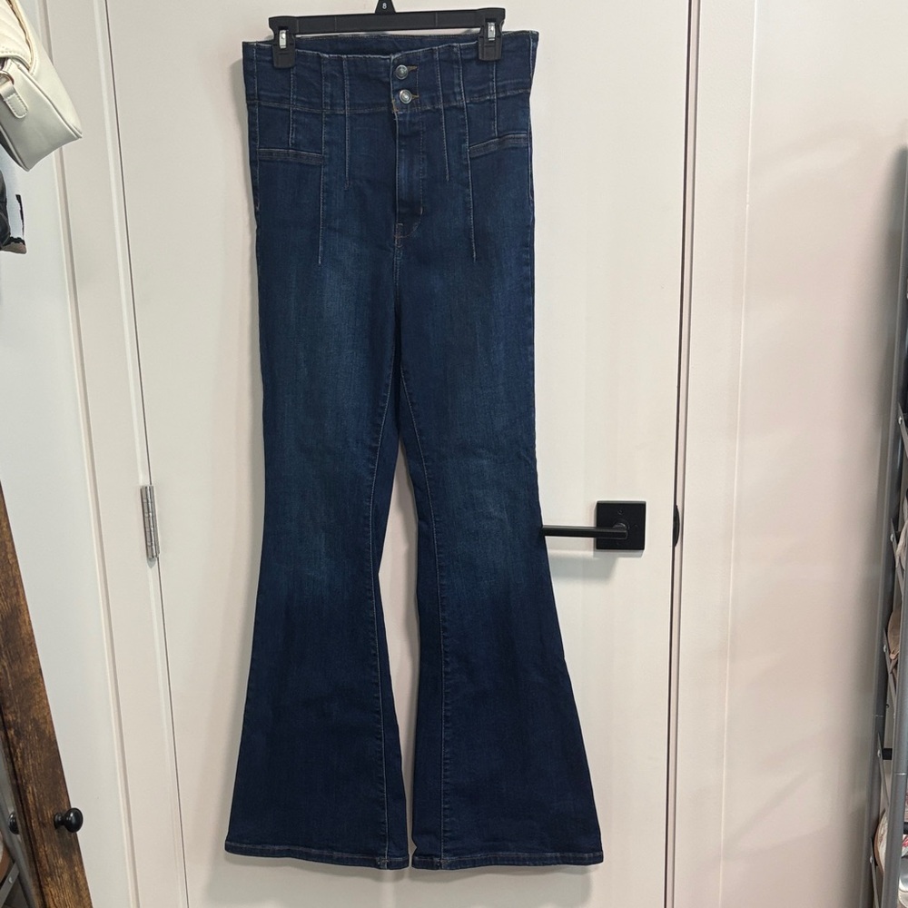 We The Free Indigo High-Rise Flare Jeans